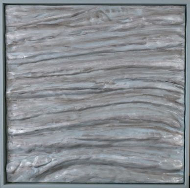 Gips 50x50 WaterArt geschilderd